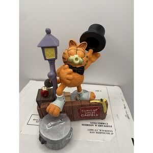Vintage Danbury Mint Garfield Midnight Serenade Figurine By Jim Davis  4 1/2"